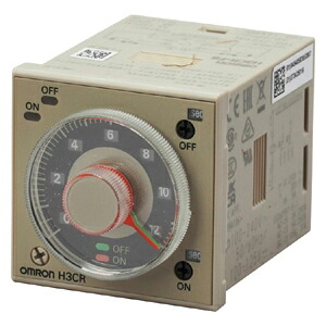 【オムロン OMRON】 オムロン H3CR-F8 AC100-240/DC100-125 ツインタイマ フリッカオフスタート 8ピン