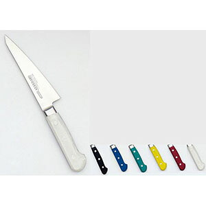 【實光】 實光 堺實光 スタンダード 抗菌 プラ柄 骨スキ東 片刃 15cm 黒 51518