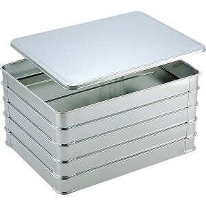 送料無料！！ 【赤川器物製作所】 AG 18-8 餃子 バットセット 大 身5個 蓋1枚 赤川器物【smtb-u】