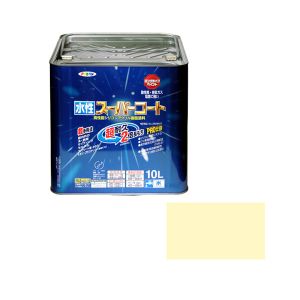 【アサヒペン】 アサヒペン 水性スーパーコート 10L アイボリー