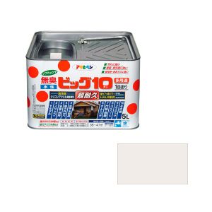 【アサヒペン】 アサヒペン 水性ビッグ10多用途 5L 217パールホワイト