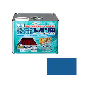 【アサヒペン】 アサヒペン 水性シリコンアクリルトタン用 7L スカイブルー