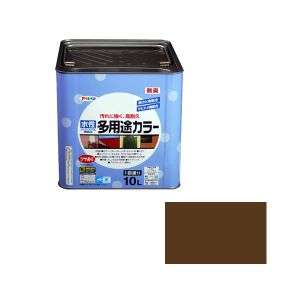 【アサヒペン】 アサヒペン 水性多用途カラー 10L ブラウン