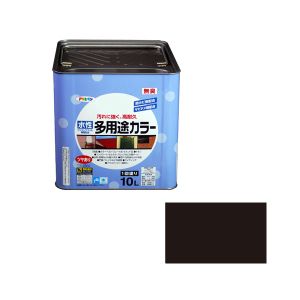 【アサヒペン】 アサヒペン 水性多用途カラー 10L 黒