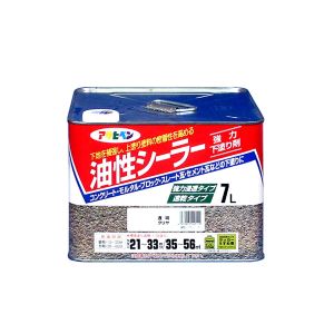 【アサヒペン】 アサヒペン 油性シーラー 7L 透明 クリヤ