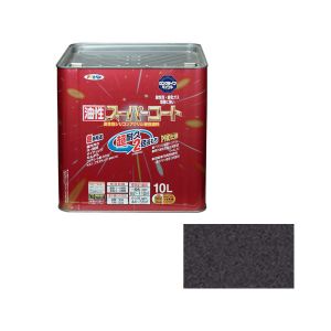 【アサヒペン】 アサヒペン 油性スーパーコート 10L 銀黒