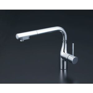 【KVK】 KVK KM6101EC 流台シャワー付混合栓 L e