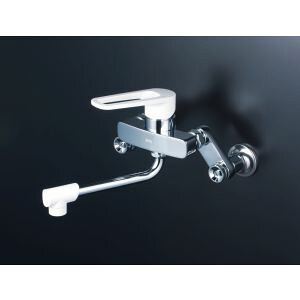 【KVK】 KVK MSK110KRJ 楽締ソケットシングル混合栓