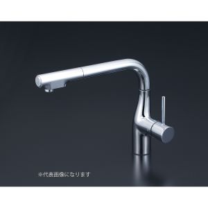 【KVK】 KVK KM6101ZECHS シングルシャワー混合栓 撥水