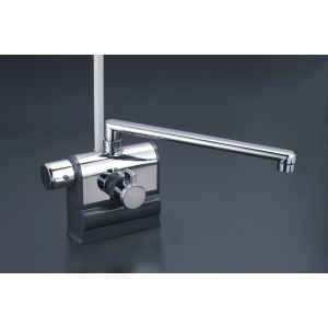 【KVK】 KVK KF3008LR3 デッキ形サーモシャワー 左 300
