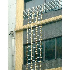 【八ツ矢工業】 八ツ矢工業 12037 アルミ 三列 縄ばしご 5m