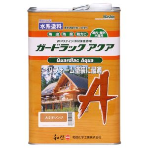 【和信ペイント】 和信ペイント 952232 # ガードラックアクア オレンジ 3.5kg