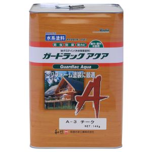 【和信ペイント】 和信ペイント 950153 # ガードラックアクア チーク 14kg