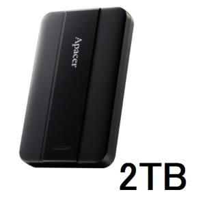 【アペイサー Apacer】 Apacer AP2TBAC237B-1 USB 3.2 Gen 1 ポータブルHDD 2TB ハードディスク メーカー保証3年