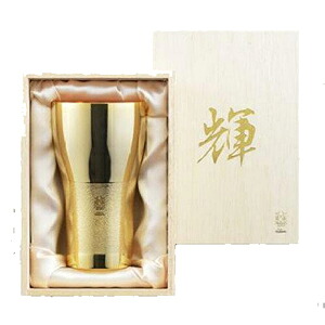 送料無料！！ 【タマハシ エポラス】 タマハシ 輝 純銅ビア タンブラー 金仕上げ 440ml KG-03【smtb-u】