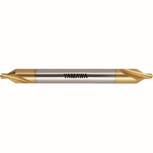 【弥満和製作所】 弥満和製作所 CD-SL-V-150-1.5X60X5 ロングシャンクコーティング弱ねじれ溝A形60° センタ穴ドリル CD-SL V L150 1.5X60°X5