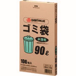 【ジョインテックス】 ジョインテックス N045J-90P 354409ゴミ袋HD 半透明90L 400枚N045J90P メーカー直送 代引 北海道沖縄離島不可 10,097円