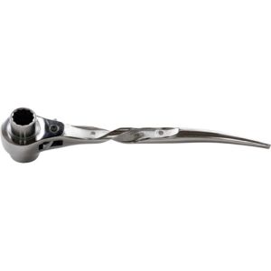 【トップ工業　TOP】 トップ工業 RGT-17X21S-SV ツイスト総磨き逆シノ曲がりショートラチェット 9,175円