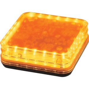 【小糸】 小糸 LEDK10Y 角型警光灯 K型 ボルト直付け
