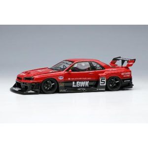 【メイクアップ】 メイクアップ EIDOLON 1/43 LB-ER34 Super Silhouette SKYLINE TOKYO AUTO SALON 2022 LB010C