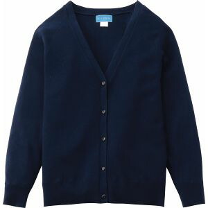 【カゼン KAZEN】 カゼン 189-91 レディスカーディガン ネイビー 4Lサイズ KAZEN