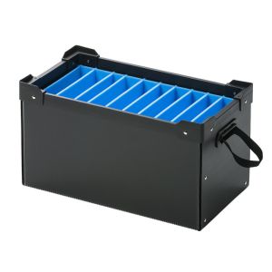 【サンワサプライ SANWA SUPPLY】 サンワサプライ PD-BOX1BK タブレット ノートパソコン収納ケース プラダン製 10台用