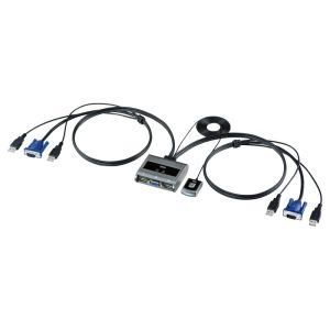 【サンワサプライ SANWA SUPPLY】 サンワサプライ SW-KVM2UUSN2 パソコン切替器 エミュレーション非搭載 手元スイッチ付き