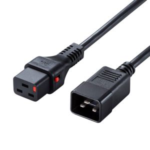 【サンワサプライ SANWA SUPPLY】 サンワサプライ APW15-C20C19LK03 抜け防止 ロック電源コード