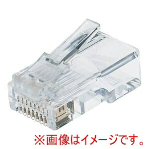 【ジェフコム JEFCOM】 ジェフコム TP-M5E-1P-855 カテゴリー5e モジュラープラグ 単線 より線 共用タイプ