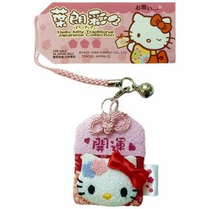 楽天市場】キティちゃん ちりめん 人形 ストラップ 根付 ピンク