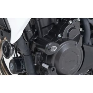 【R&G アールアンドジー】 R&G RG-CP0342BL エアロクラッシュプロテクター ブラック CB400F/500F 13-15･CB400X/500X 13-15