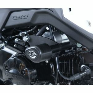 【R&G アールアンドジー】 R&G RG-CP0429BL エアロクラッシュプロテクター ブラック GROM125(MSX125) 17-