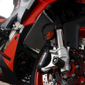 【R&G アールアンドジー】 R&G RG-RAD0268TI ラジエターガード チタンカラー APRILIA TUONO660 21-