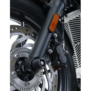 【R&G アールアンドジー】 R&G RG-FP0189BK フォークプロテクター ブラック TRIUMPH STREET TWIN 16-