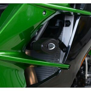 【R&G アールアンドジー】 R&G RG-CP0445BL エアロクラッシュプロテクター ブラック Ninja H2 SX 18-