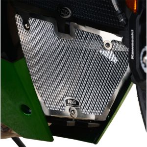 【R&G アールアンドジー】 R&G RG-DG0028TI ダウンパイプグリルガード チタンカラー Ninja H2 SX 18-