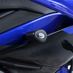 【R&G アールアンドジー】 R&G RG-CP0465BL エアロクラッシュプロテクター ブラック YZF-R25/R3 19-