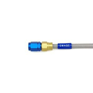 【スウェッジライン SWAGE-LINE】 スウェッジライン PAF334 フロントホースキット G&B/クリア WR250R 07-17
