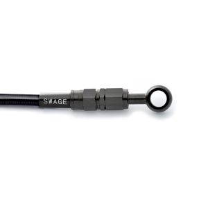 【スウェッジライン SWAGE-LINE】 スウェッジライン BTRB018 リアホースキット ステンBLK/BLK CBX400F 81-85
