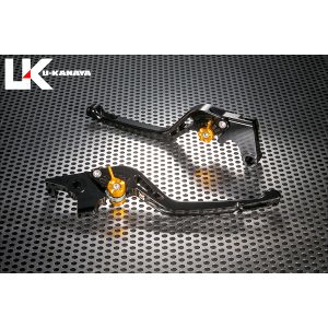 【ユーカナヤ U-KANAYA】 ユーカナヤ KA074-107-0501 レバーセット GPタイプ/ロング BK/RD Z900RS 18-25/Z900 SE 22