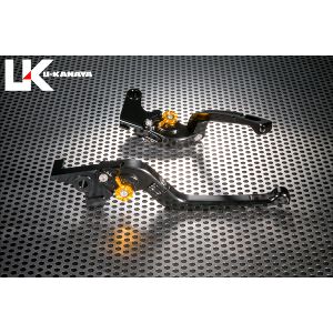 【ユーカナヤ U-KANAYA】 ユーカナヤ KA074-107-0701 レバーセット Rタイプ BK/GD Z900RS 18-25/Z900 SE 22