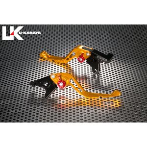 【ユーカナヤ U-KANAYA】 U-KANAYA SU053-035-0602 レバーセット GPタイプ/ショート GD/BK GSX250R 17