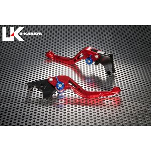 【ユーカナヤ U-KANAYA】 U-KANAYA KA076-011-0605 レバーセット GPタイプ/ショート RD/BK Z400 19