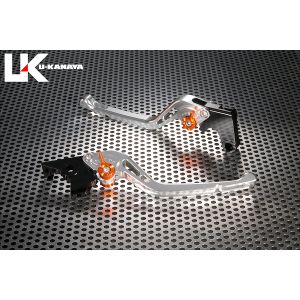 【ユーカナヤ U-KANAYA】 U-KANAYA KA077-086-0503 レバーセット GPタイプ/ロング SV/GN Ninja ZX-25R 20