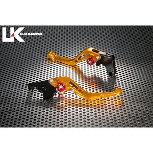 【ユーカナヤ U-KANAYA】 U-KANAYA KA077-086-0602 レバーセット GPタイプ/ショート GD/BK Ninja ZX-25R 20 12,151円