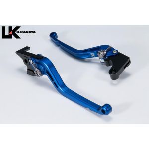 【ユーカナヤ U-KANAYA】 U-KANAYA SU056-127-0114 レバーセット STD/ロング BL/TI (ツヤケシ) GSX-R125 20- GSX-S125 20-