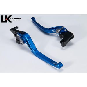 【ユーカナヤ U-KANAYA】 U-KANAYA YA035-134-0514 レバーセット GPタイプ/ロング BL/BK (ツヤケシ) MT-09SP 21(RN69J)