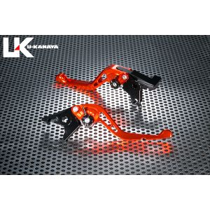 【ユーカナヤ U-KANAYA】 U-KANAYA HA002-074-0608 レバーセット GPタイプ/ショート OR/BK HUSQ 401VITPILEN/SVARTPILEN -20