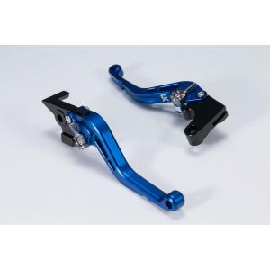 【ユーカナヤ U-KANAYA】 U-KANAYA TR004-016-0214 レバーセット STD/ショート BL/BK (ツヤケシ) DAYTONA675 06-