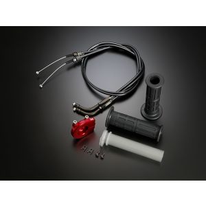 【ヨシムラ YOSHIMURA】 ヨシムラ 671-0B1R8501 YRスロットルホルダーセットケーブル850mm RED(TMRスモール/FCR小型) 115mm